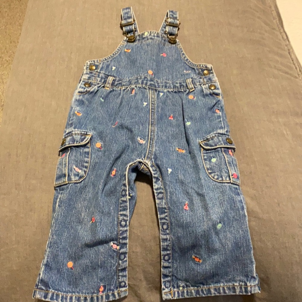 Gymboree 12-18 mos jean coveralls